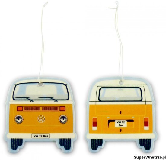 VW -bus T2 Luchtverfrisser Oranje-Vanilla