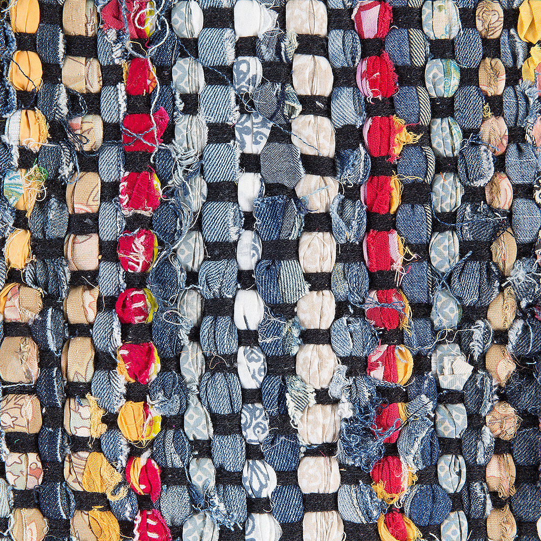 BELIANI Beliani ALANYA - Laagpolig vloerkleed - Multicolor - 160 x 230 cm - Katoen