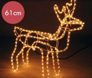 MaxxHome 3D Rendier lichtslang - 216 lampjes - Extra warm wit licht - IP44