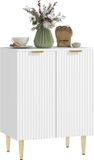 Homcom Dressoirkast - MDF - 60x40x80cm - Wit