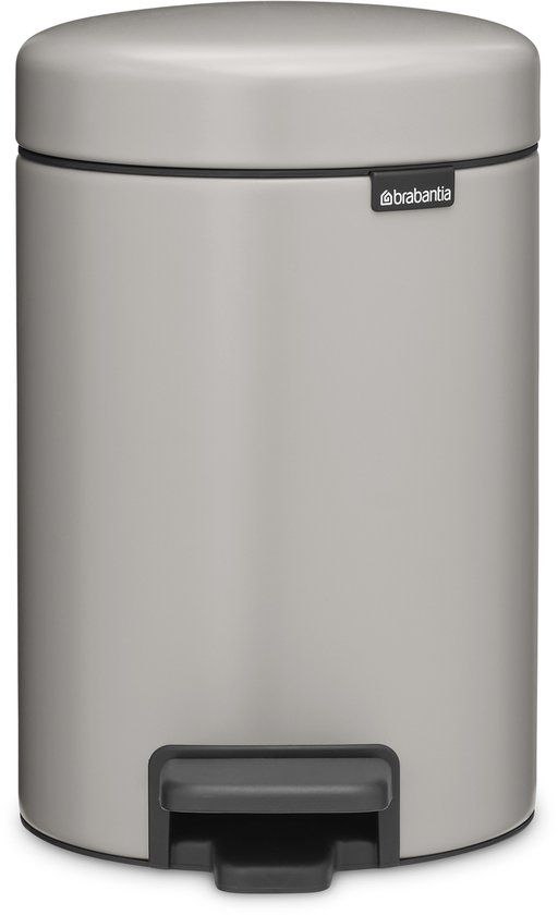 Brabantia NewIcon Prullenbak - 12 liter - Soft Grey