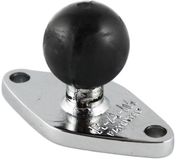 RAM Mount Chrome diamond base B-Kogel