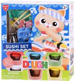 Playgo Sushi set met 6 potjes en accessoires
