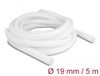 Delock Gevlochten slang zelfsluitend 5 m x 19 mm Blanc