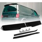 AutoStyle Dakspoiler compatibel met Volkswagen Transporter T5 2003-2010 / T5.1 2010-2015 / T6 2015-2020 / T6.1 2020- (met 2 achterdeuren) (ABS Glanzend zwart)