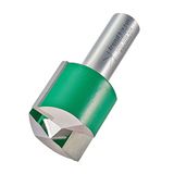 Trend Craftpro Rechte Twee Groef Frees, 1/2 Inch Schacht, 30Mm Snijdiameter & 25Mm Snijlengte, Hardmetalen Punt (Tct), C033Jx1/2Tc