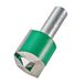 Trend Craftpro Rechte Twee Groef Frees, 1/2 Inch Schacht, 30Mm Snijdiameter & 25Mm Snijlengte, Hardmetalen Punt (Tct), C033Jx1/2Tc