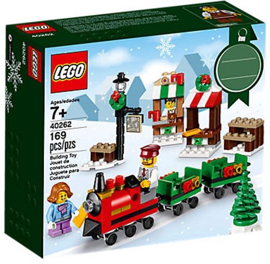 lego 40262 Kerstmarkt Met Trein