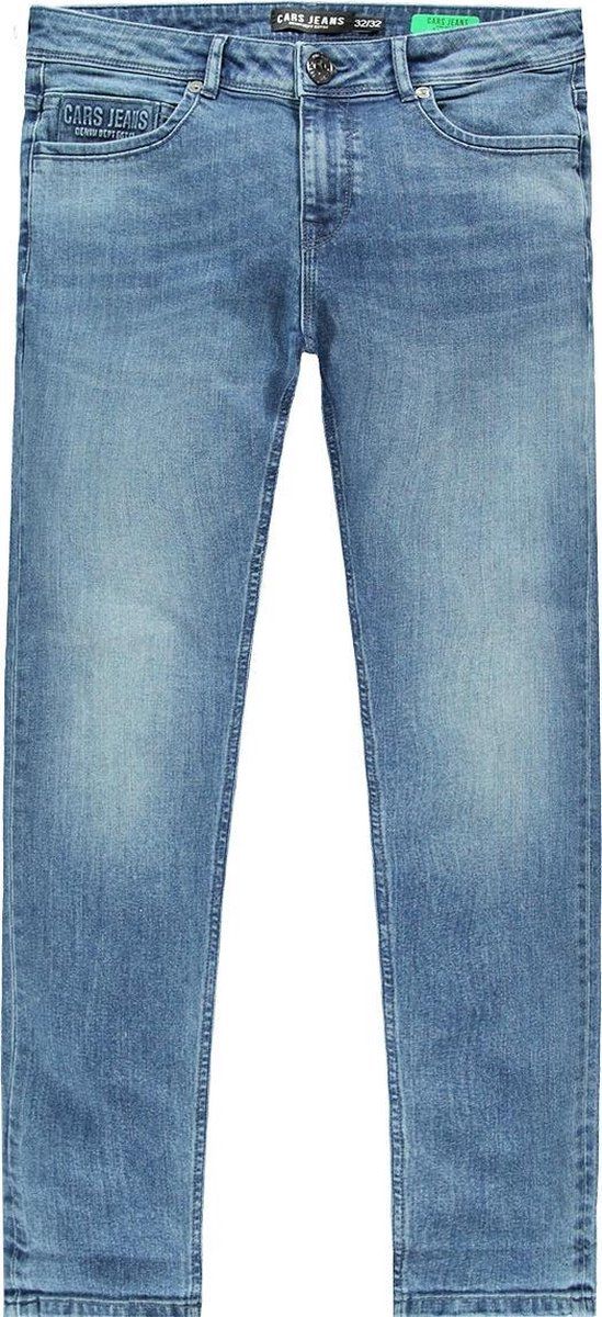 Cars Jeans DOUGLAS DENIM Regular Fit BLEACHED USED - Maat 34/34