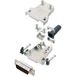 Amphenol L17DTZF09-RG+L717SDE09P connecteur D-sub mâle 180° Nombre de pôles : 9 Capacité de soudure 1 pièce