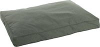 Flamingo Coussin Geneve Rectangulaire Vert Foncé avec bord 100x70x12cm
