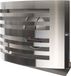 Weckx Alfa Overdruk Ventilatierooster 12.5 cm Geborsteld RVS
