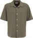 WE Fashion Heren Relaxed Fit Gebreid Overhemd Olijfgroen XL