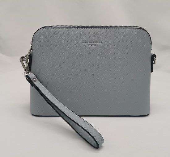 Saffiano Crossbody Tasje Flora & Co Blue Claire - Imitatieleer - Vrouwen