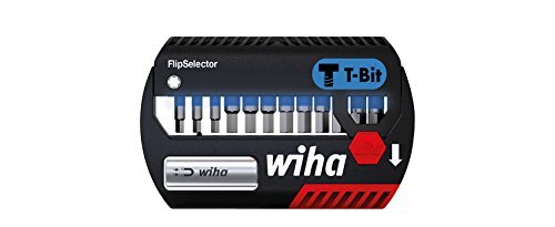 Wiha Bits, FlipSelector T-bit; zeskant, 25 mm, voor het schroeven van schroeven in T-vorm