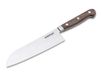 Böker Manufaktur Heritage Santoku mes walnoothout/roestvrij staal bruin-zilver, lengte lemmet: 17,80 cm, 130905