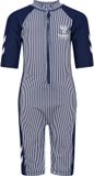 Hummel Zwempak voor babyjongens Morgat Marineblazer/Helder Wit Korte Mouw 12 mnd