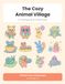 The Cozy Animal Village: 100 Bold & Easy Coloring Pages for Kids Ages 4-8