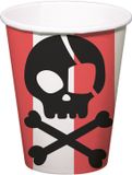 Folat Pirate Party Bekers - 250 ml - 8 stuks