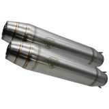 GPR Exhaust Systems Silencieux Homologué Deeptone Inox Cafè Racer Silencer Without Link Pipe R 90 73-76