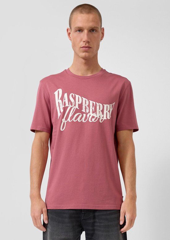 QS T-shirt L Framboos
