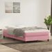 Maison Exclusive - Sommier à lattes de lit avec matelas rose 120x220 cm velours