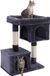 Nancy's Poteau griffoir pour chat gris foncé - Poteau griffoir chat - Poteau griffoir pour chat 84 CM de haut