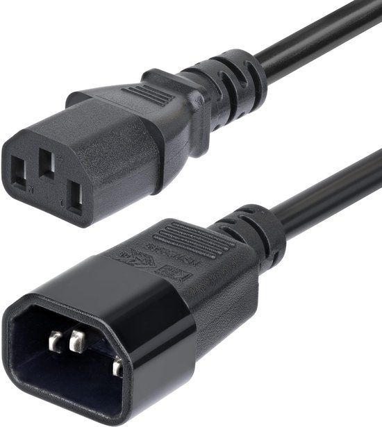 StarTech.com 4.5m Stroom Verlengkabel, C14 naar C13