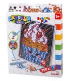Simba Art & Fun Sequin Fun Cupcake – glitter-knutselset met 700 pailletten, motiefplaat 18 x 18 cm, incl. pen, creatieve mozaïekafbeelding voor kinderen vanaf 5 jaar