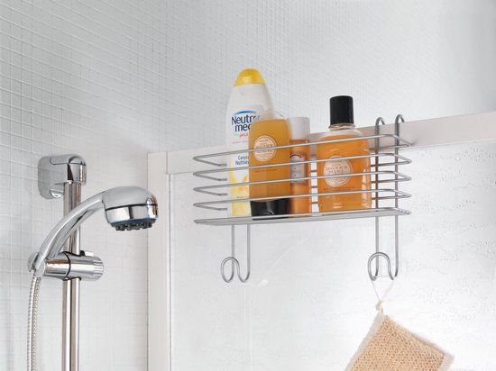 Metaltex Tomado Badkamerrek - Hangend - Grijs - Modern