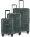 Epic Crate Reflex 4 wielen Kofferset 3-delig - Harde bagage - TSA slot - emeraldgreen