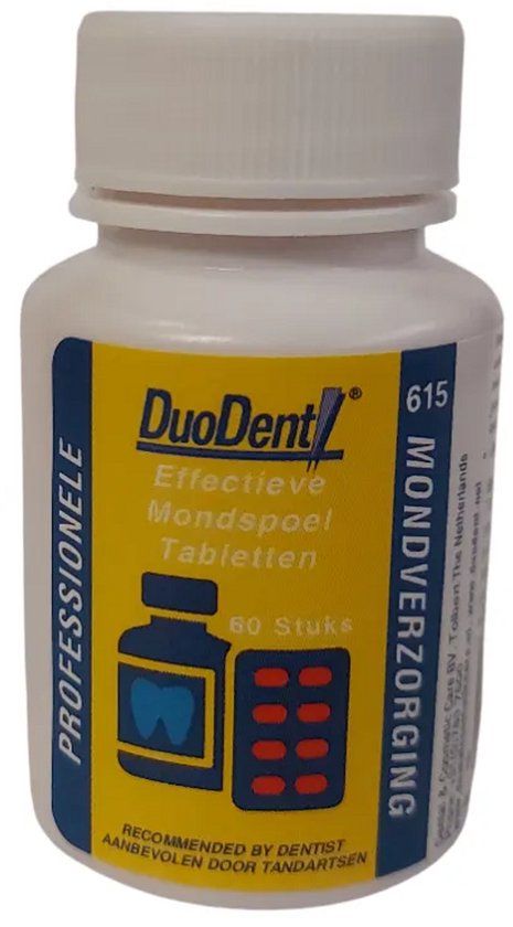 Duodent Effectieve Mondspoel Tabletten 60TB