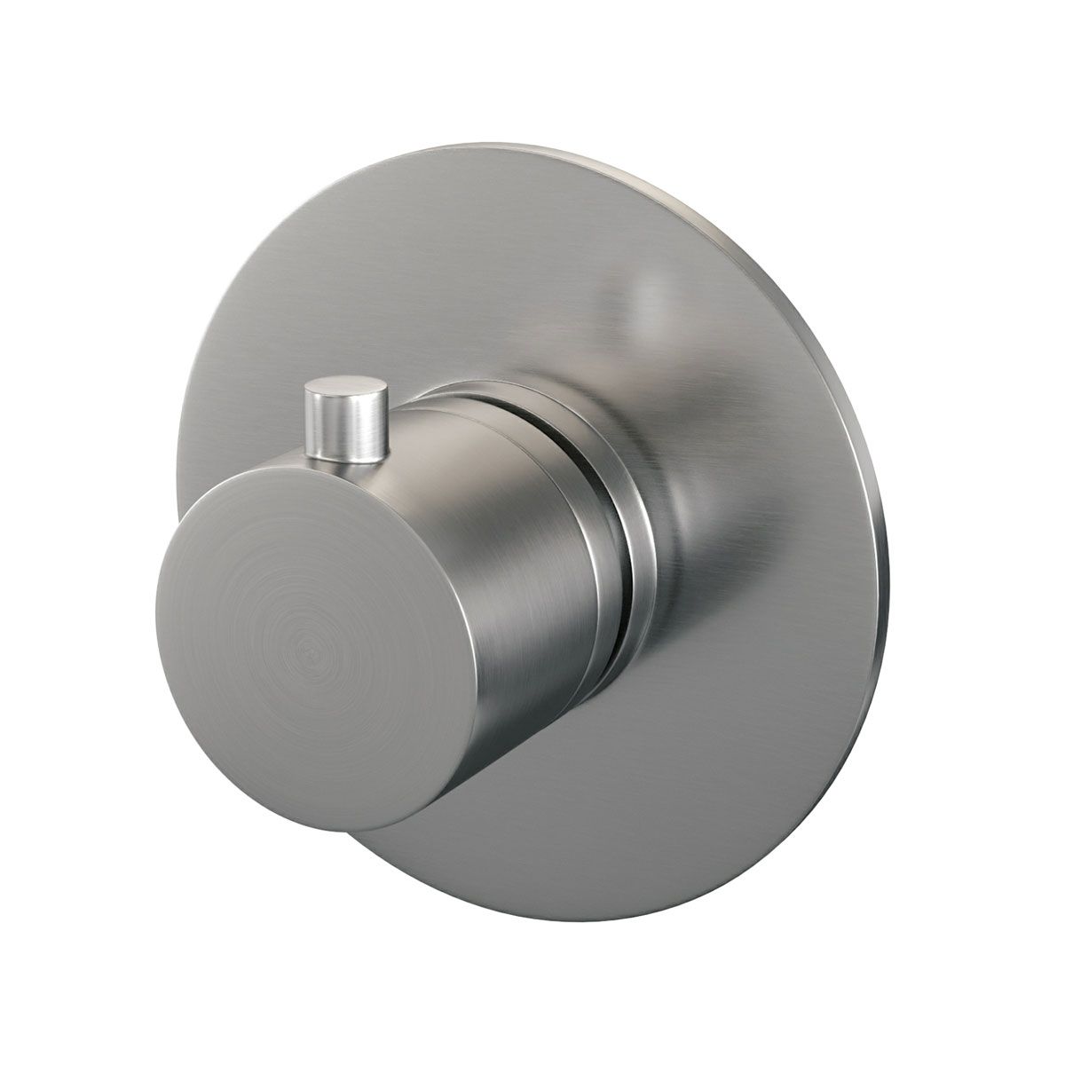 Brauer Douchekraan Brushed Edition Inbouw Thermostatisch Rond Geborsteld Nikkel PVD 1 Greeps