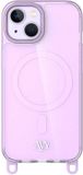 AVY Hoesje geschikt voor Apple iPhone 15 | Compatibel met MagSafe | Back Cover | Paars