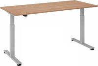 hjh OFFICE PRO XMST 19 S Walnoot Zit- en stabureau elektrisch 180x80cm