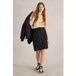 White Stuff Coral Jacquard Jupe Noir Uni