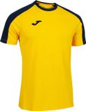 Joma Eco-Championship Shirt Korte Mouw Kinderen - Geel / Marine | Maat: 128