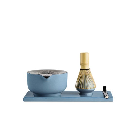Fellow Hazy Blue matcha theeset