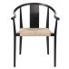 NORR11 Chaise Shanghai frêne teinté noir Naturel