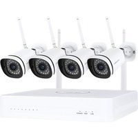 Foscam FN8108W-B4-1T Kit Beveiligingscamera Set - 4 Camera's - Draadloos - 1TB Geheugen - Nachtzicht 30m - Mesh netwerk - 3MP - Wifi - Wit