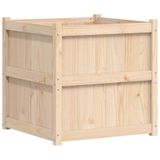 vidaXL Jardinière 70x70x70 cm pin massif