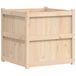 vidaXL Jardinière 70x70x70 cm pin massif