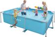 VEVOR Frame Pool Bovengronds Zwembad Stalen Frame Zwembad 3000x2000x762 mm Blauw