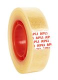 APLI 11329 Helder plakband 15 mm x 33 m,Wit