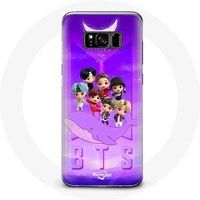 Maniacase Hoesje voor Samsung Galaxy S8 BTS TinyTAN Animatie Poster RM Jin Suga J-Hope Jimin Jungkook En V Zero O'Clock