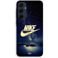 Nike Coque Pour Samsung galaxy A55 Nike logo doré nuit étoilé Maniacase