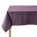 Coucke Tafelkleed, rechthoekig, effen, aubergine, katoen, 150 x 190 cm