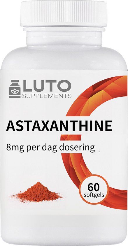 Luto Supplements Astaxanthine 8 mg Depot - 60 softgel capsules