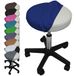Vivezen Drap Housse De Protection En Éponge Pour Tabouret Rond - Bleu Azur