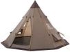 Somultishop Tipitent Teepee Indianentent 3000Mm Waterkolom - Bruin - 4 Persoons